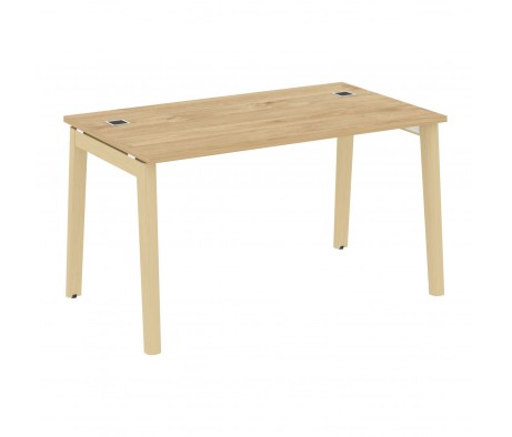 Стол для руководителя, опоры - массив дерева 138x80x75 Onix Wood Direct