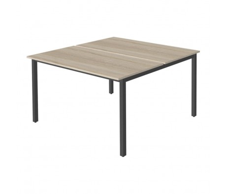 Сдвоенный стол на металлокаркасе WM-3+WM-3+WM-3-02 Work