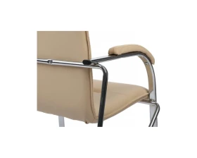 Стул Самба с мягкими подлокотниками SMB-01H Хром гальв. images