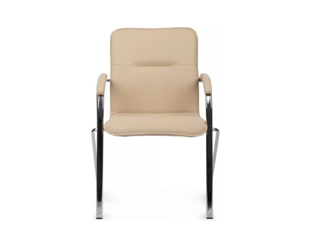 Стул Самба с мягкими подлокотниками SMB-01H Хром гальв.