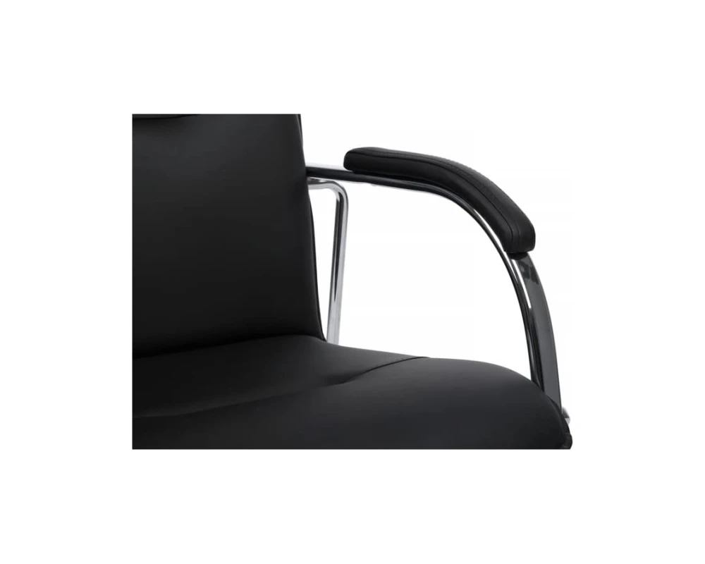 Стул Самба с мягкими подлокотниками SMB-01H Хром гальв.