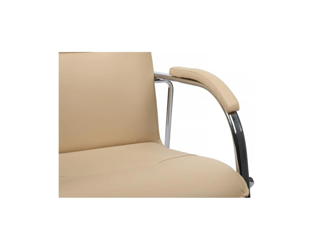 Стул Самба с мягкими подлокотниками SMB-01H Хром гальв.