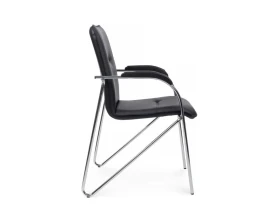 Стул Самба с пластиковыми подлокотниками SMB-03H Хром гальв. images