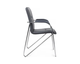 Стул Самба с пластиковыми подлокотниками SMB-03H Хром гальв. images