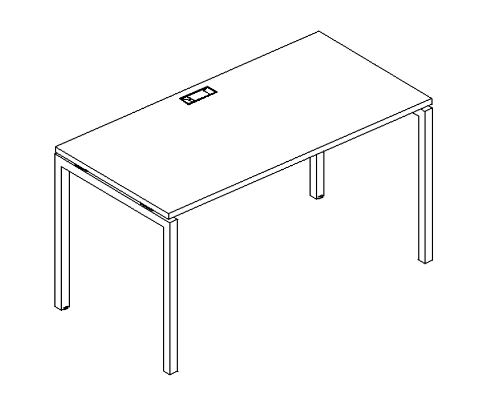 Стол письменный на металлокаркасе DUE A4.PRO