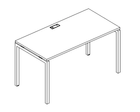 Стол письменный на металлокаркасе DUE A4.PRO images
