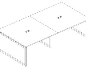 Стол 320 с опорами QUATTRO для переговоров A4.PRO images