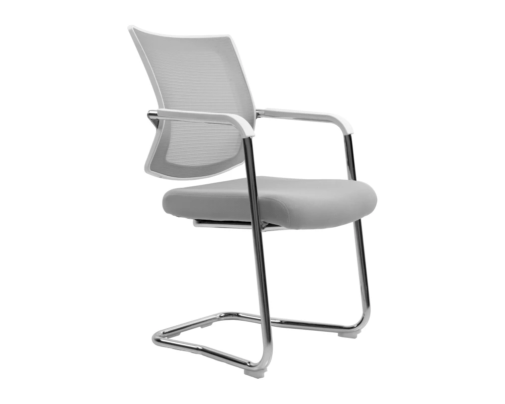 Стул D Moon Сетка/Ткань, Светло-серый