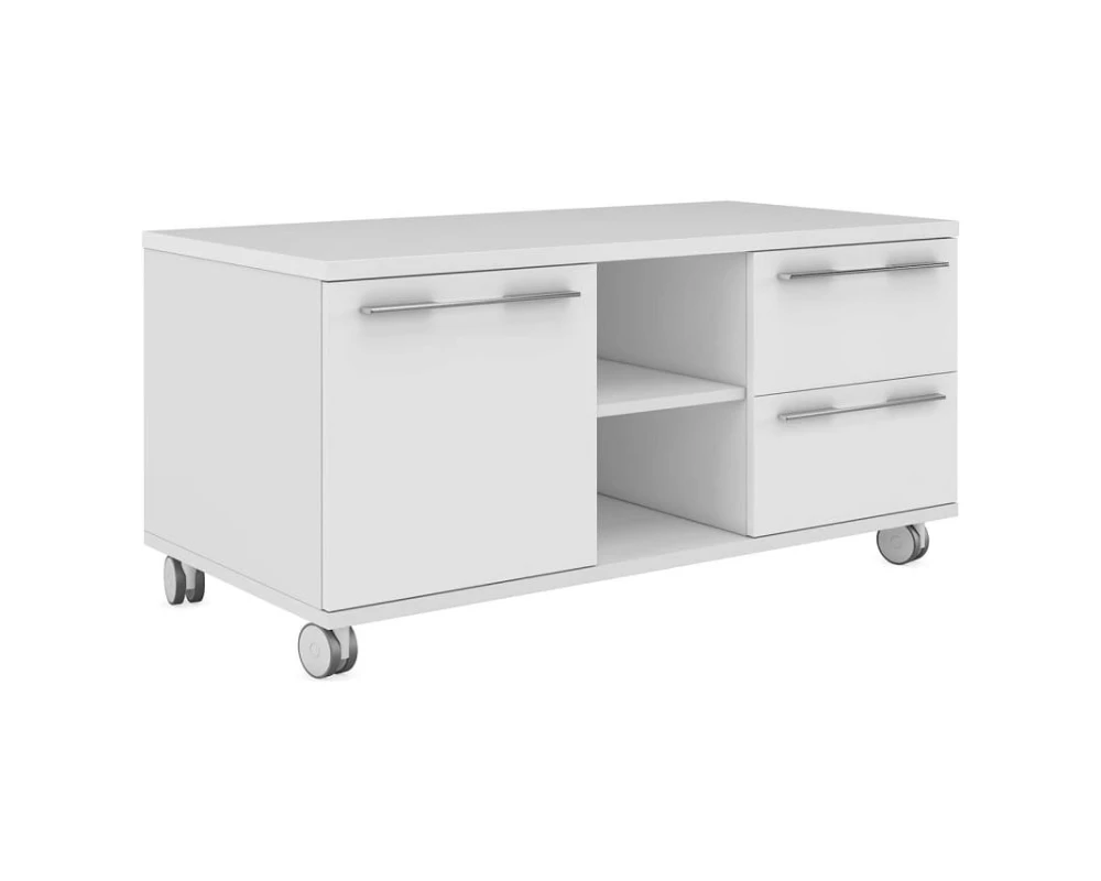 Тумба мобильная с 2 ящиками и левой дверью Эмпорио / Emporio