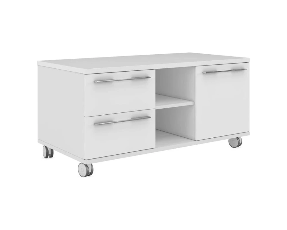 Тумба мобильная с 2 ящиками и правой дверью Эмпорио / Emporio