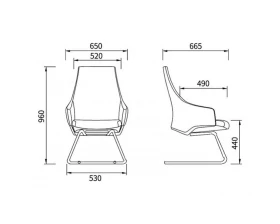Стул офисный Гауди images