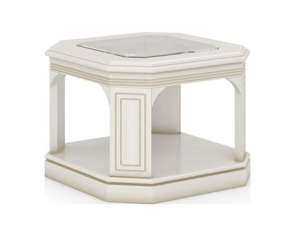 Стол журнальный 600x600x450 Нью Интер Вайт / New Inter White