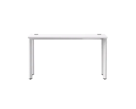 Стол прямой на металлокаркасе 1380х670х755 мм опоры 45гр Everprof ЭВО / EVO Белый/Белый images