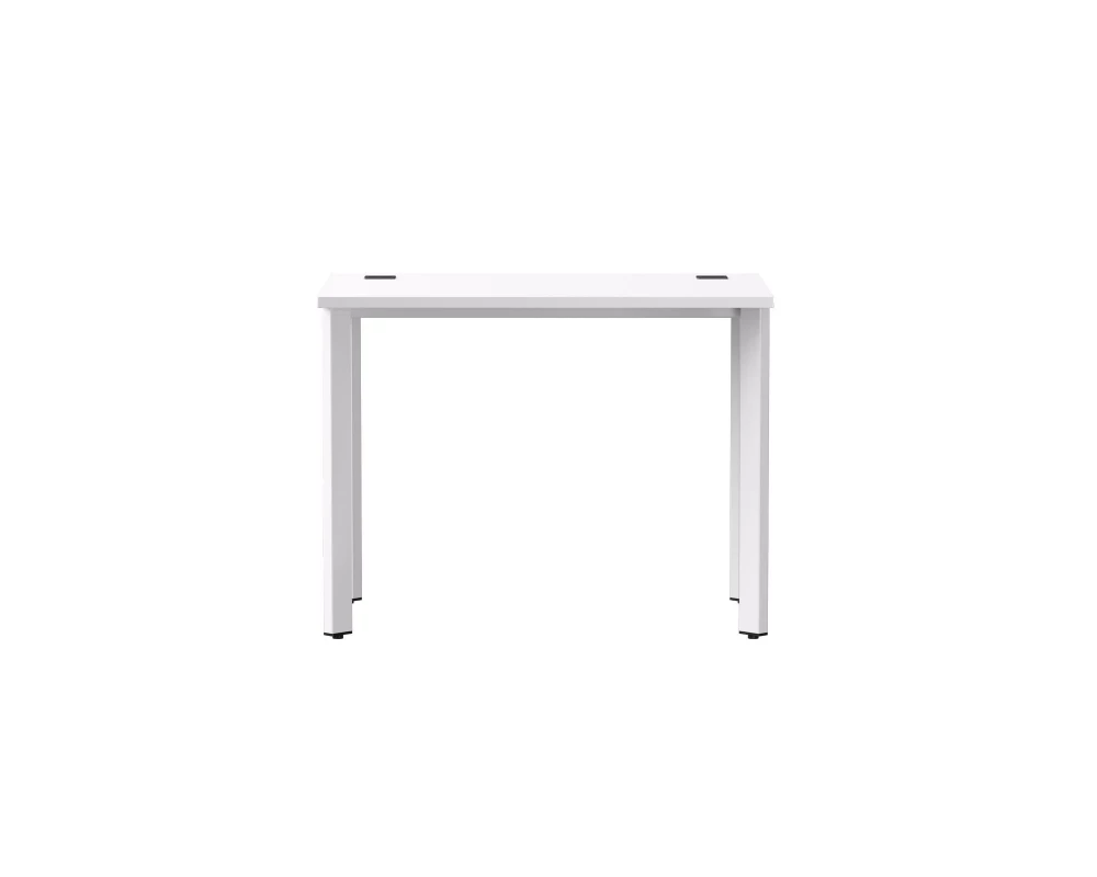 Стол прямой на металлокаркасе 980х670х755 мм опоры 45гр Everprof ЭВО / EVO Белый/Белый