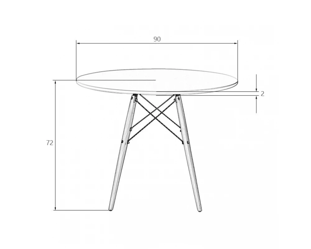 Стол обеденный CHELSEA'90