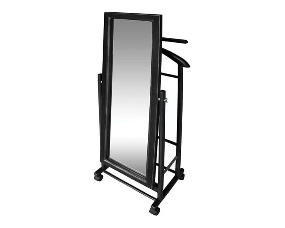 Вешалка костюмная с зеркалом на колесах В 24Н