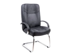 Кресло МИНИСТР КОРОТКИЙ ХРОМ КОНФЕРЕНЦ images