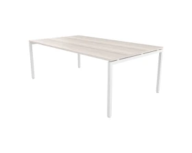 Стол переговоров без подрозетника белый 210х120х76 Steel images