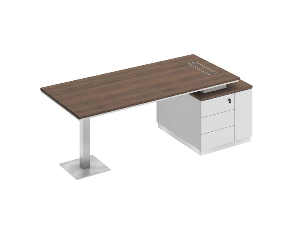 Стол на опорной тумбе City