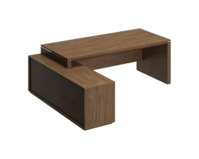 Стол руководителя левый на опорной тумбе ВЛ 138 ДТ Velar images