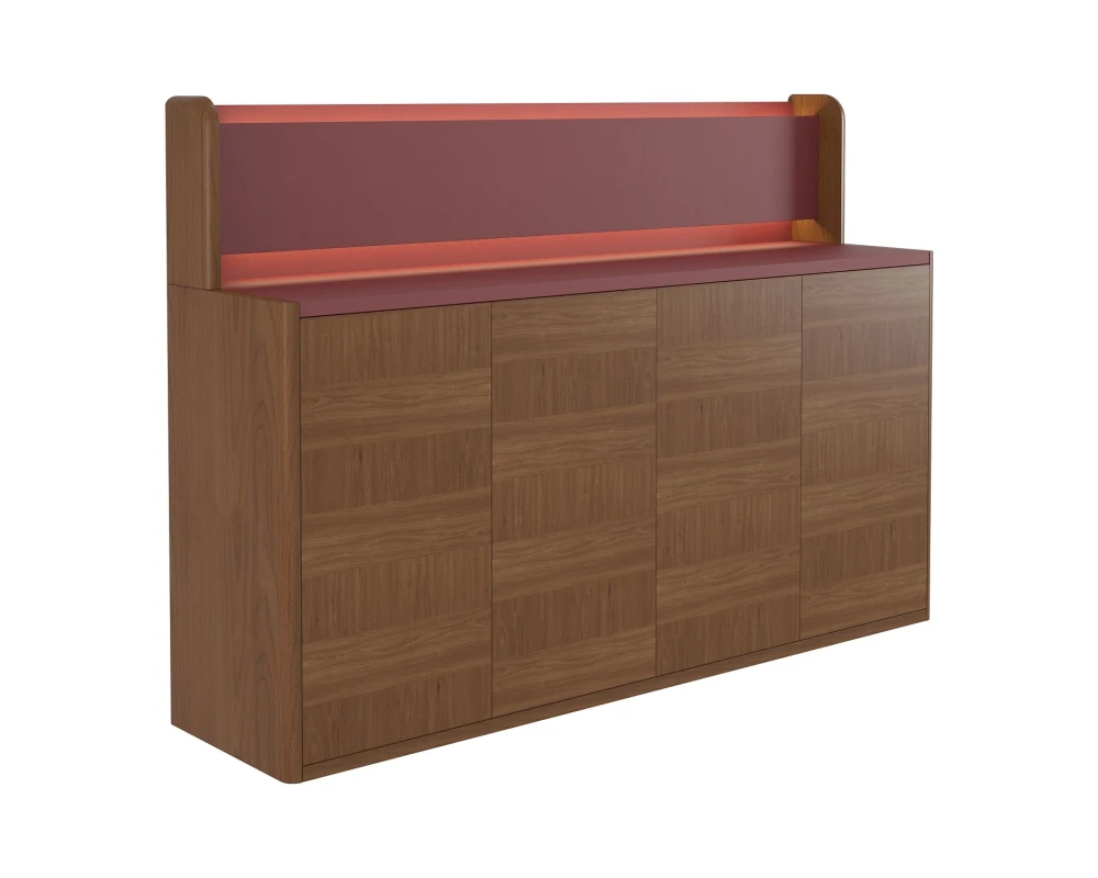 Греденция кожа 1920х500х1340 Artdeco