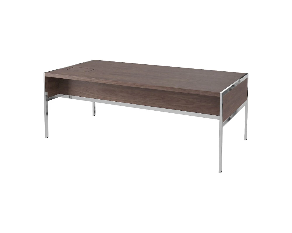 Стол руководителя с лючком слева, матовый 2040х1000х750 Gallery