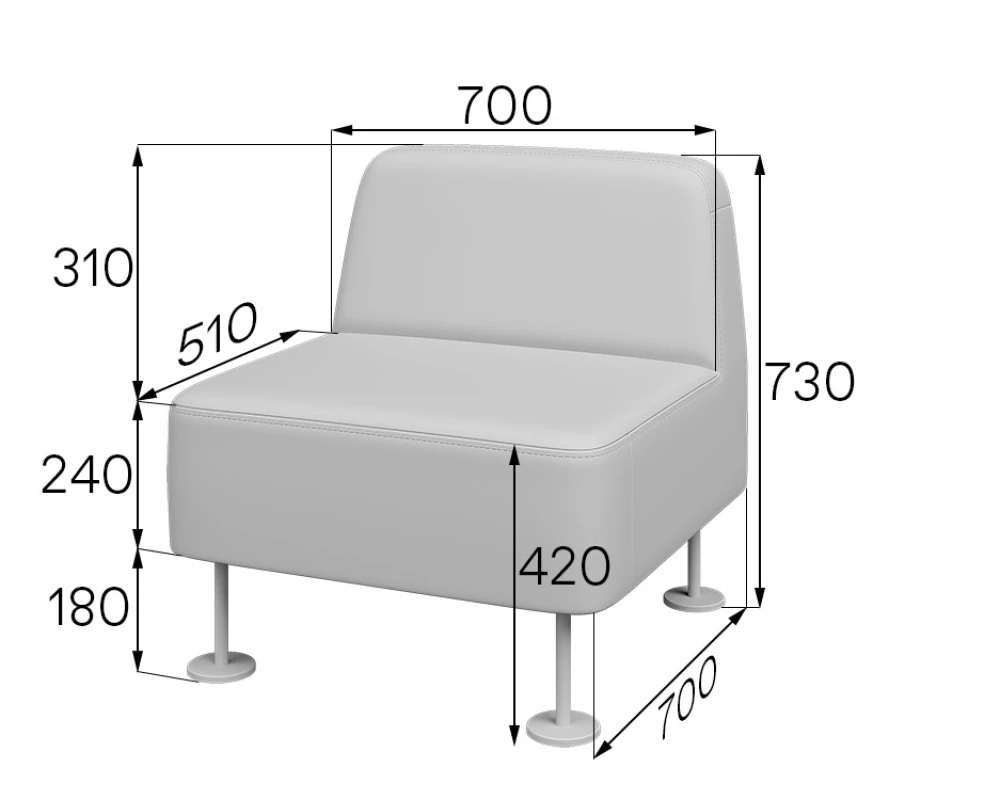 Комплект мягкой мебели Легато / Legato
