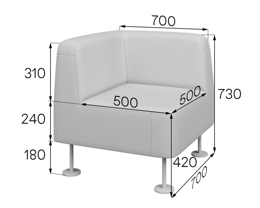 Комплект мягкой мебели Легато / Legato