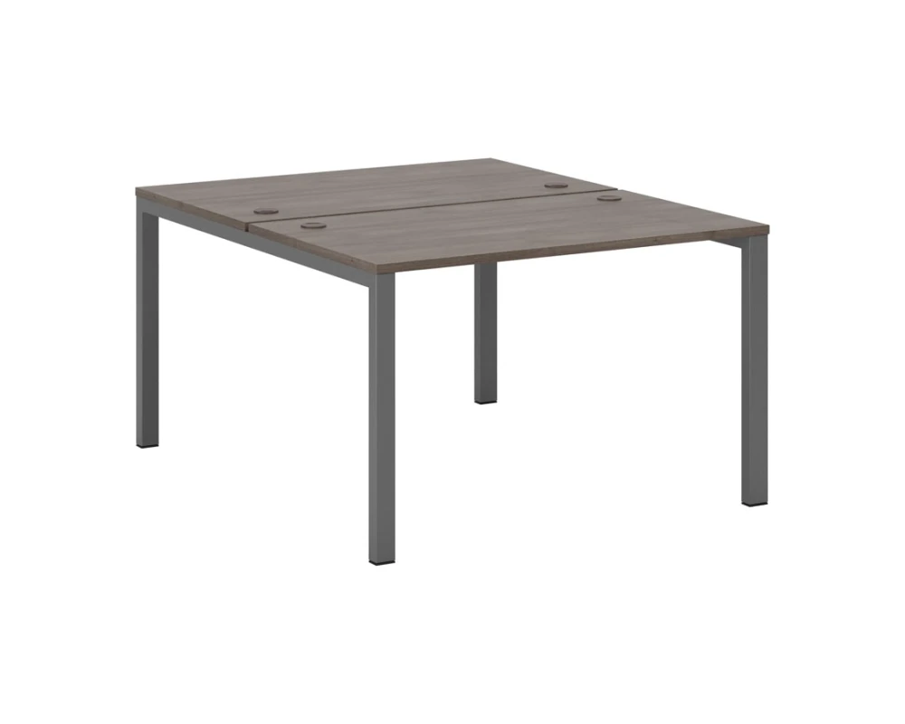 Бенч-система две столешницы 120 Нью Лайн / New Line Дуб Шамони темный