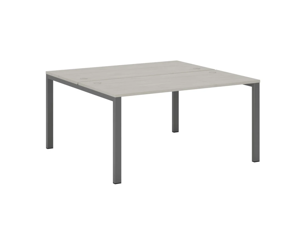 Бенч-система две столешницы 150 Нью Лайн / New Line Дуб Шамони светлый