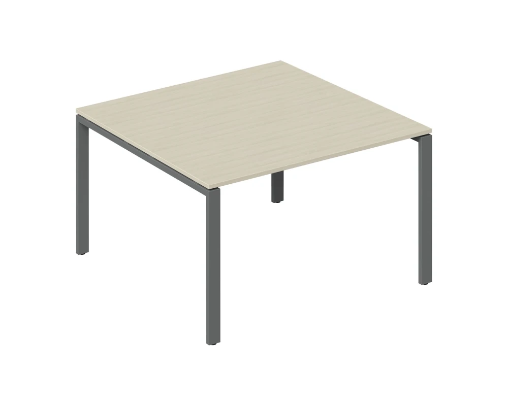 Стол для переговоров 120x123,6x75 Тренд Метал / Trend Metal Дуб феррара