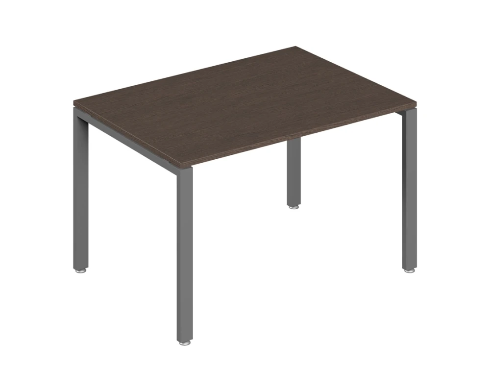 Стол письменный на металлоопорах 120x76x75 Тренд Метал / Trend Metal Темный дуб