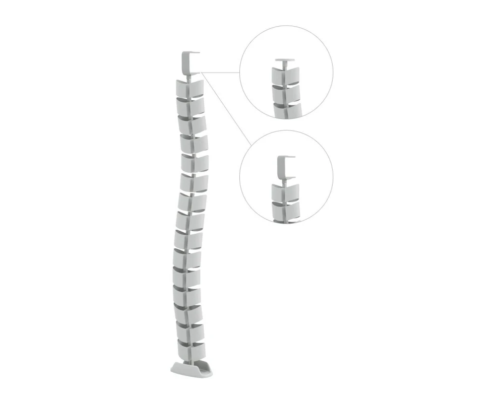 Кабель-канал Vertebra 8x4x75 Profoffice Серебристый