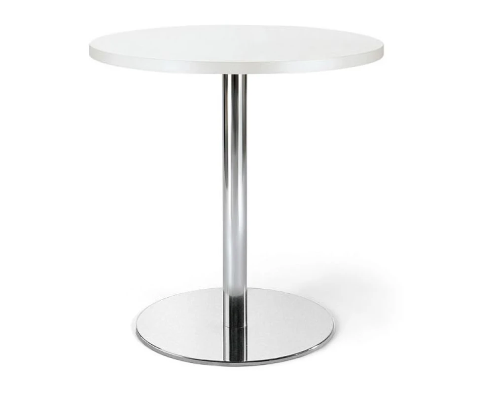 Стол D60x75,5 Cafe Белый/Хром