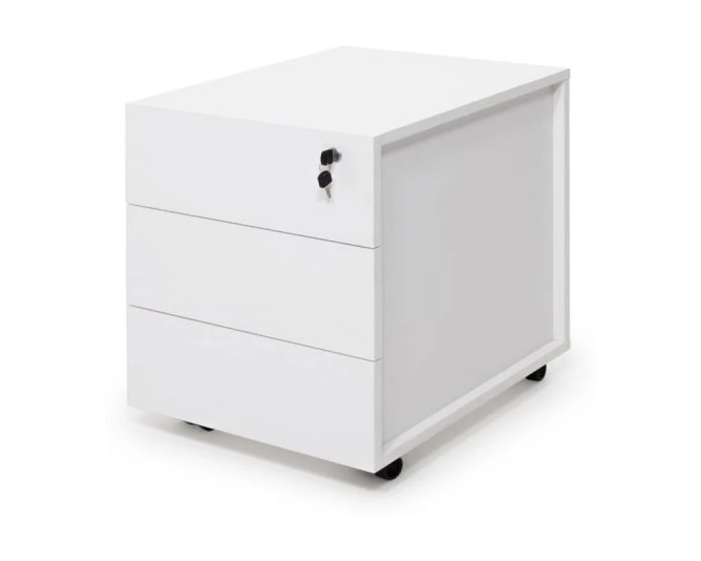 Тумба подкатная 44x55x57 Unio Белый