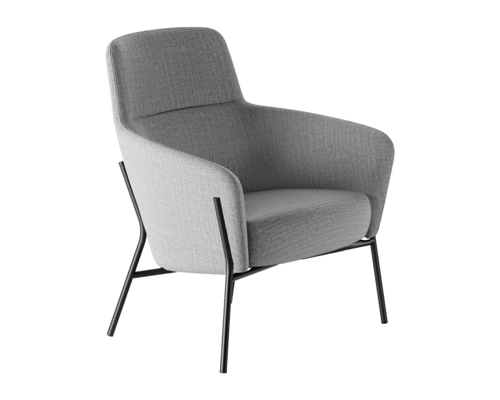 Кресло Vento Ткань, Серый