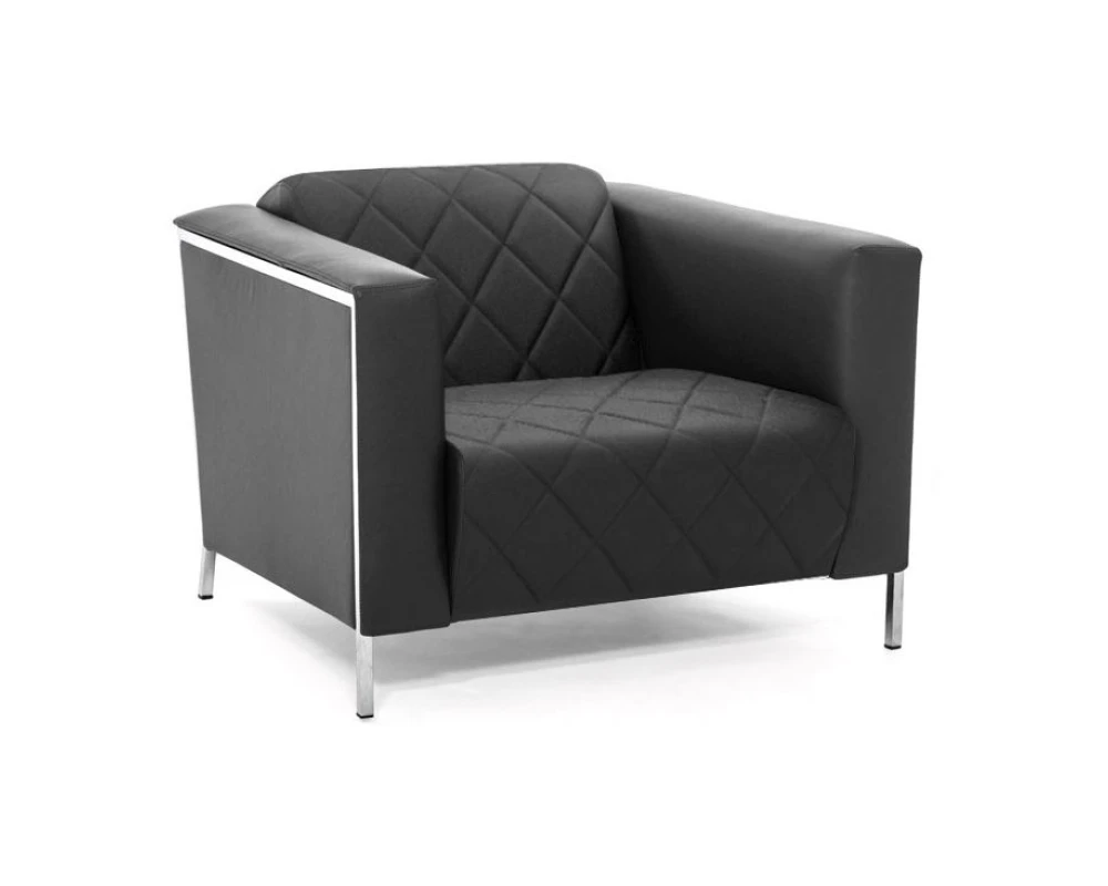 Кресло Vispo Кожа/Экокожа, Черный