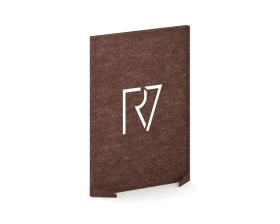 Напольная прямая перегородка с фигурными вырезами VE.NPPF-100.16 1000x400x1600 Акустикс / AcustiX images