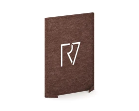 Напольная прямая перегородка с фигурными вырезами VE.NPPF-80.14 800x400x1400 Акустикс / AcustiX images