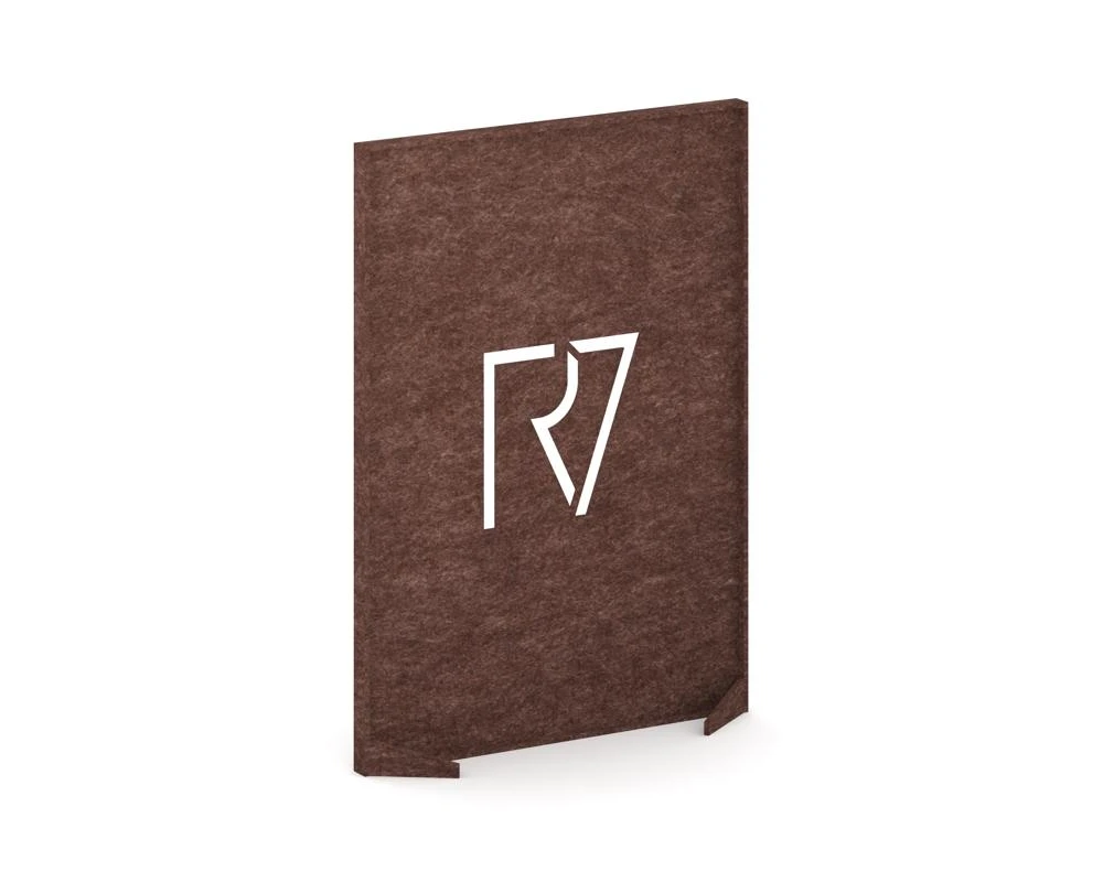 Напольная прямая перегородка с фигурными вырезами VE.NPPF-80.16 800x400x1600 Акустикс / AcustiX