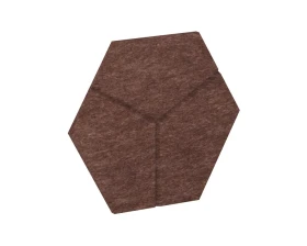 Настенная панель шестигранная (3 луча) VE.NP-6G3L-100 200x173x12 Акустикс / AcustiX images