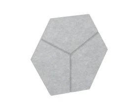 Настенная панель шестигранная (3 луча) VE.NP-6G3L-100 200x173x12 Акустикс / AcustiX images