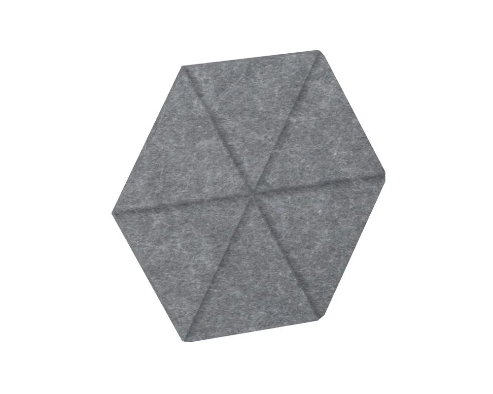 Настенная панель шестигранная (6 лучей) VE.NP-6G6LU-200 400x346x12 Акустикс / AcustiX