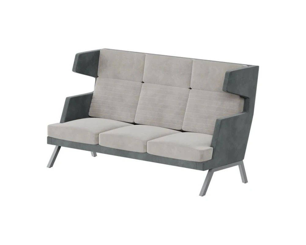 Диван трехместный высокий Алдо / Aldo