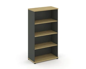 Стеллаж 1 широкая секция, 4 ниши CN.STS-410 836x420x1554 Концепт / Concept images