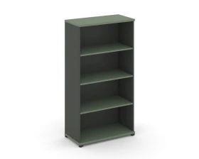 Стеллаж 1 широкая секция, 4 ниши CN.STS-410 836x420x1554 Концепт / Concept images