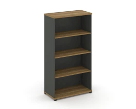 Стеллаж 1 широкая секция, 4 ниши CN.STS-410 836x420x1554 Концепт / Concept images