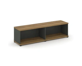 Стеллаж 2 широкие секции, 1 ниша CN.STS-120 1668x420x450 Концепт / Concept images