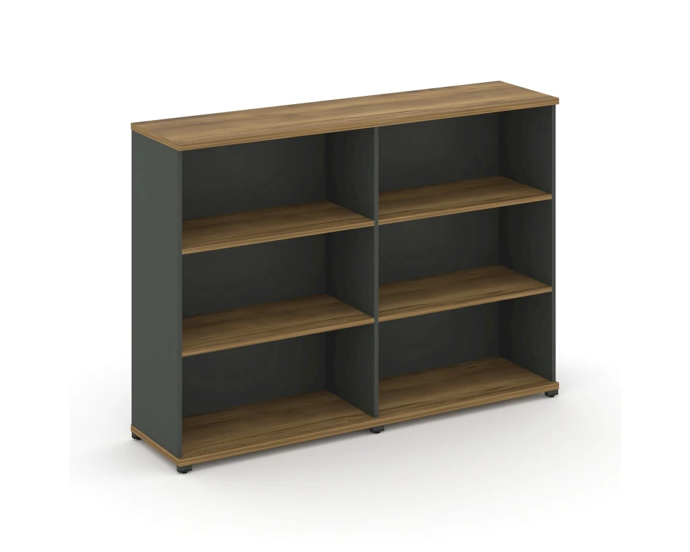 Стеллаж 2 широкие секции, 3 ниши CN.STS-320 1668x420x1186 Концепт / Concept