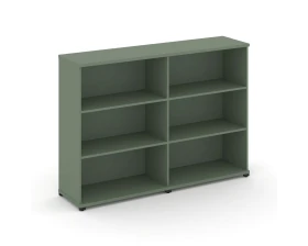 Стеллаж 2 широкие секции, 3 ниши CN.STS-320 1668x420x1186 Концепт / Concept images